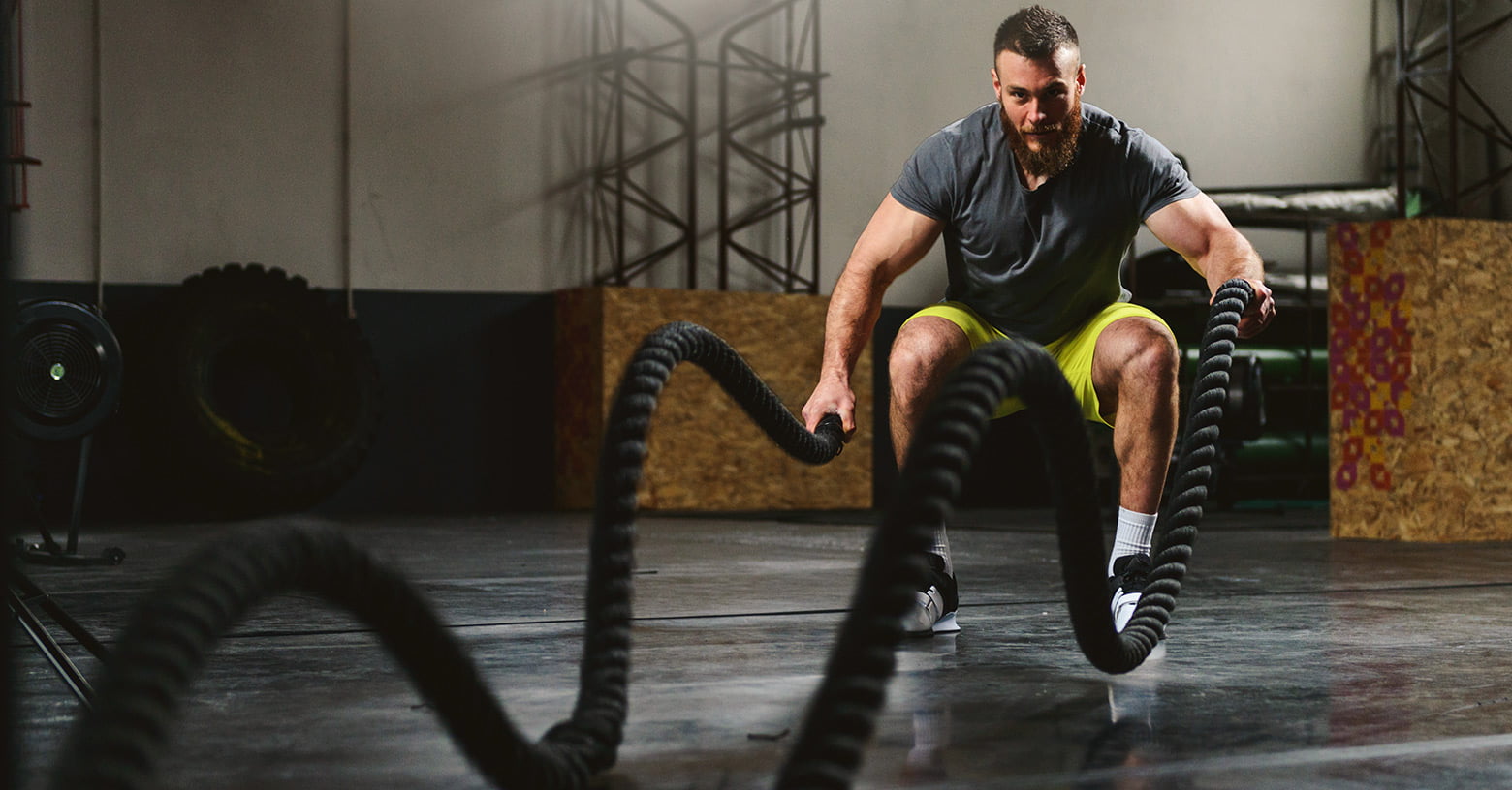 Corde Battle Rope Sans Fil - Lot De 2 - Musculation Professionnelle - Ergonomique